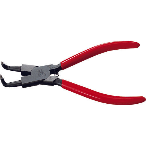 EBI Snap Ring Pliers for Holes, Curved Jaws, Total Length 168mm, CB175, 1 Piece