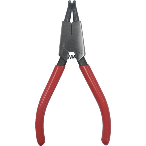 EBI Snap Ring Pliers for Shafts, Curved Jaws, Total Length 145mm, OB125, 1 Piece