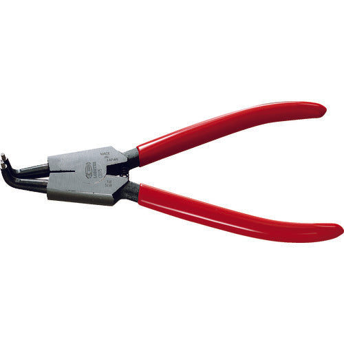 EBI Snap Ring Pliers for Shafts, Curved Jaws, Total Length 163mm, OB175, 1 Piece