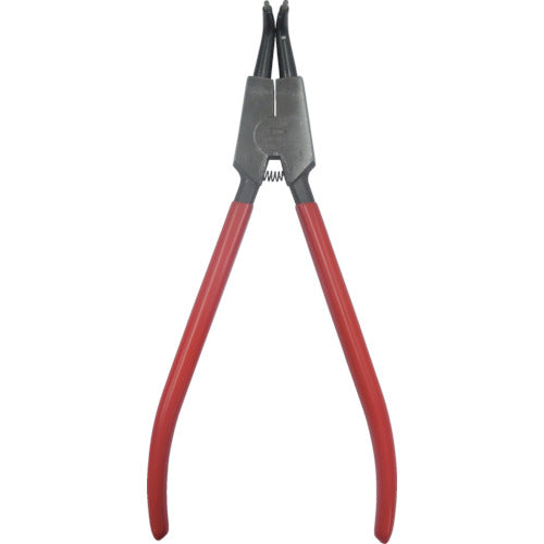 EBI Snap Ring Pliers for Shafts, Curved Jaws, Total Length 230mm, OB230, 1 Piece