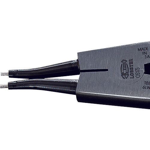 EBI Snap Ring Pliers for Shafts, Straight Jaws, Total Length 242mm, OS230, 1 Pcs