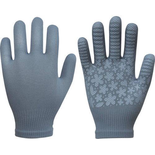 후쿠 토쿠 일본 제 미끄럼 방지 장갑 라쿠와 그레이 779-GRY 1 쌍