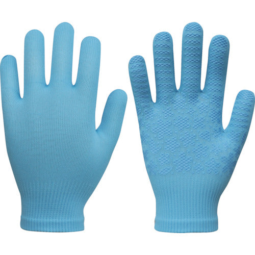후쿠 토쿠 일본 제 미끄럼 방지 장갑 라쿠 라이트 블루 779-LBLU 1 쌍