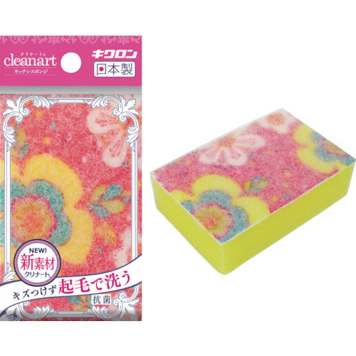 키크론 스폰지 클리너트 주방 스폰지 플라워 P 102051 1 개