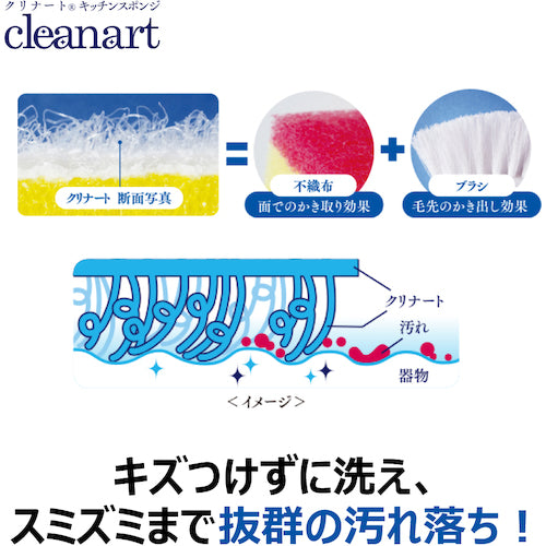 키크론 스폰지 클리너트 주방 스폰지 플라워 P 102051 1 개