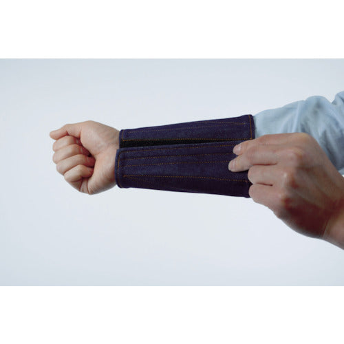 TRUSCO 데님 손목 커버 소프트 타입 L TKGS-L 1 쌍