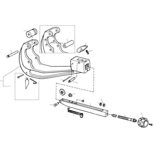 ＲＩＤＧＩＤ　チューブカッター用パーツ　フィードスクリュー　アッセンブリー　Ｆ／１５４．１５６　22383　1 PK