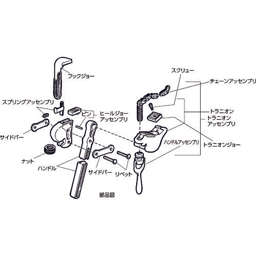 ＲＩＤＧＩＤ　Ｄ−４０２−１−Ｓ　トラニオン＆ジョー　Ｆ／Ｓ−２　32090　1 PK