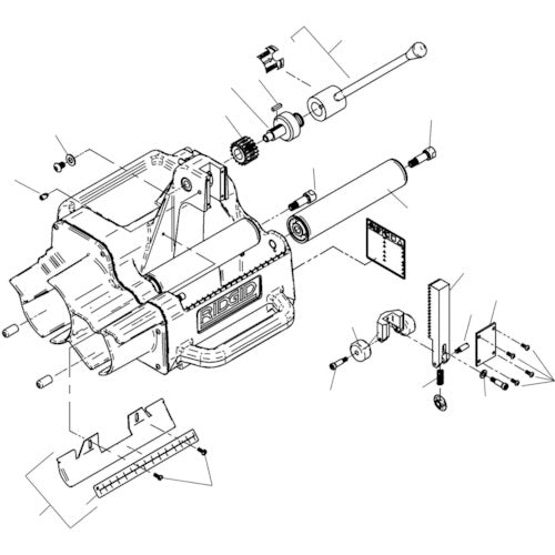 ＲＩＤＧＩＤ　高速管端処理機用パーツ　Ｅ−２１９２　スクリュー　Ｆ／１２２　34360　1 PK