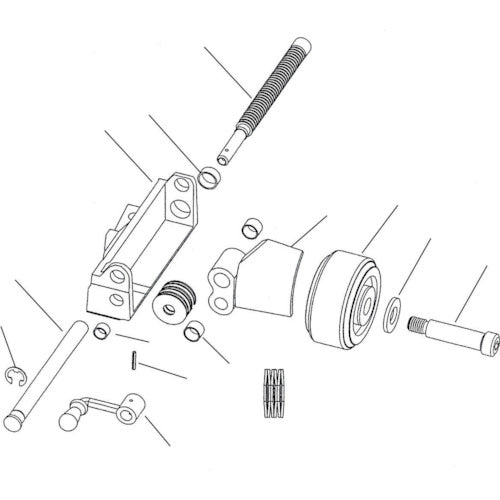 ＲＩＤＧＩＤ　ロールグルーバー用パーツ　Ｅ−１８１６　リテーニングリング　Ｆ／Ｋ−２６／Ｋ−３８００　42580　1 PK