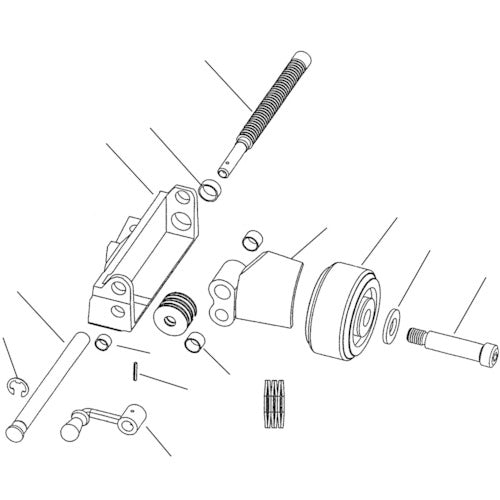 ＲＩＤＧＩＤ　ロールグルーパー用パーツ　ピン　Ｆ／９１８　55222R　1 PK