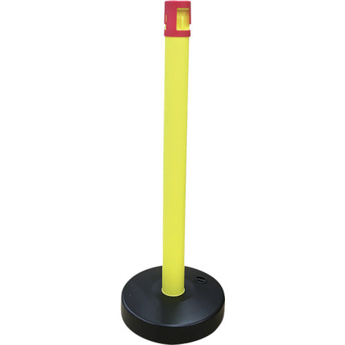 CAR-BOY Color Plastic Pole Set Cap Red Pillar Yellow Base Black CP-01CL0715 1 S