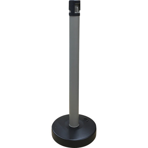 CAR-BOY Color Plastic Pole Set Cap Black Pillar Gray Base Black CP-05CL6415 1 S