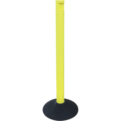 CAR-BOY Color Plastic Pole Yellow Pillar + Rubber Base CP-0721 1 S