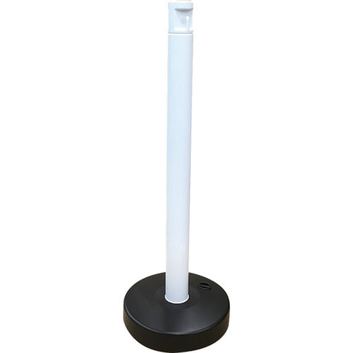 CAR-BOY Color Plastic Pole Set Pillar White Base Black CP-0915 1 S