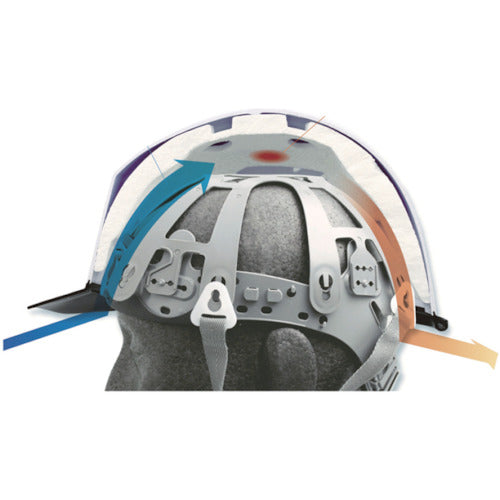 Midori Anzen Alpha Liner Helmet SC-11BV RA Alpha Super White SC-11BVRA-ALPHA-SW 1 pc