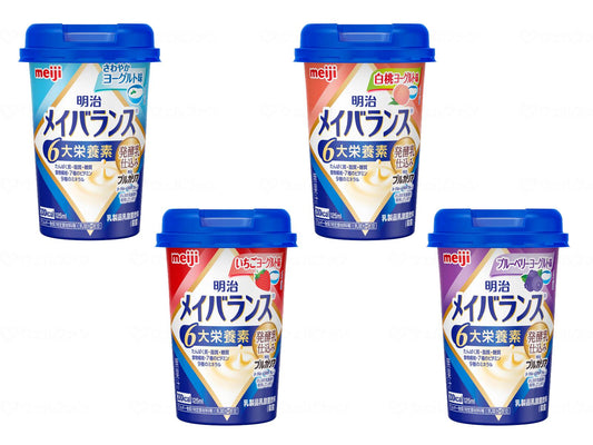 明治メイバランスMiniｶｯﾌﾟ　アソートBOX 4種6個ｾｯﾄ 発酵乳仕込みｼﾘｰｽﾞ