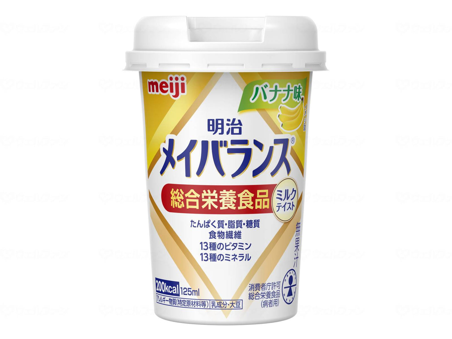 明治メイバランスMiniｶｯﾌﾟ ﾎﾞｰﾙ（12個） ﾊﾞﾅﾅ味