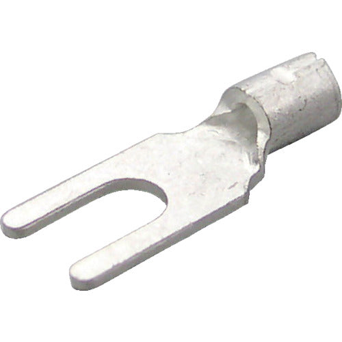 Nichifu bare crimp terminal Y type (100P) stranded wire 0.25-1.65 outer dimensions 5.8 1.25Y-3N 1 PK