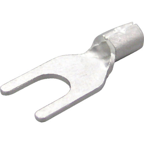 Nichifu bare crimp terminal Y type (100P) stranded wire 0.25-1.65 outer dimensions 8.1 1.25Y-4M 1 PK