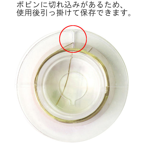 ＤＡＩＤОＨＡＮＴ　スリムワイヤー　真鍮線　♯３４×１０ｍ　10155886　1 巻