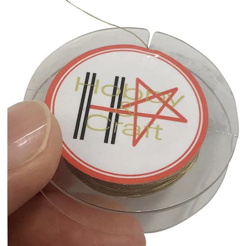 DAIDOHANT Slim Wire Brass Wire #36 x 10m 10155887 1 roll