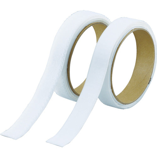 TRUSCO 매직 테이프[[R하]]세트 강점착 16mm×1m 화이트(1권=1세트) TMSD-16-W 1 S