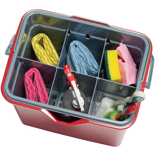 テラモト　仕切付きバケツ２エンジ　CE-447-100-6　1 個