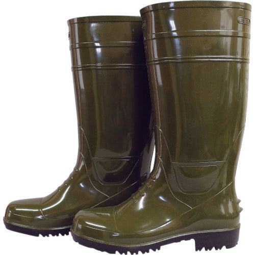 Fukuyama Rubber Galore 10 (with toe cap, oil resistant) Khaki 3L GLA10-K-3L 1 pair