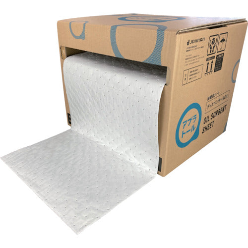 JOHNAN 오일 흡수재 아브라톨 롤 디스펜서 박스 포함 PCR40 1 상자