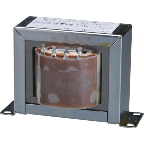 Toyosumi Power Supply TZ11 Series 100V to 100V Double-Wound Isolation Transformer 100VA TZ11-100A 1 unit
