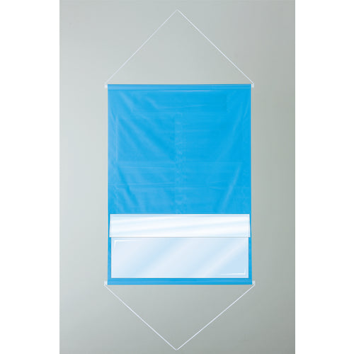 Green Cross Construction Management Banner (Free Bulletin Board) A4 x 6 Light Blue KKM-2SB 1075 x 760 mm 130023 1 pc