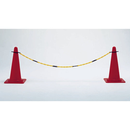 Green Cross Plastic Chain for Cones (with Ring) Yellow + No Entry Sign CHB-S-TR Length 2m 284044 1 Piece