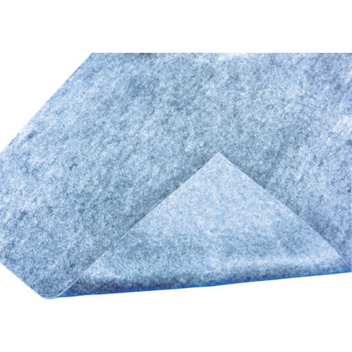 ＴＲＵＳＣＯ　吸油・吸水ロールマット　グレー　裏面フィルム付　幅９００ｍｍｘ２５ｍ　TFGR-F-925　1 巻