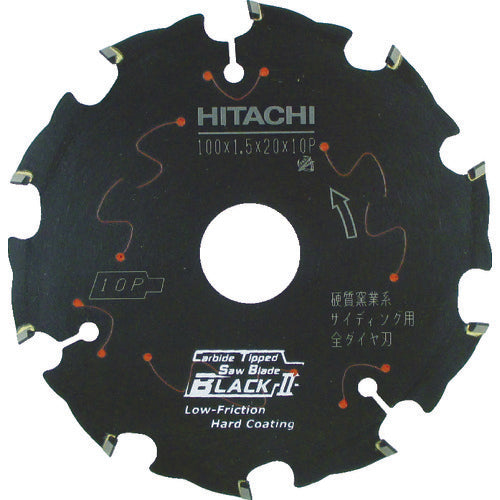 ＨｉＫＯＫＩ　スーパーチップソー　全ダイヤ　ブラック２　１２５ｍｍ　サイディング用　0033-6995　1 枚