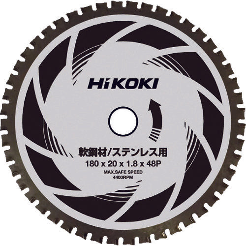 ＨｉＫＯＫＩ　ＣＤ７ＳＡ用チップソーカッター　１８０ｍｍ　軟鋼材・ステンレス用　0040-2523　1 枚