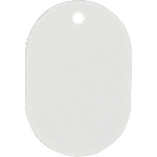 ＯＰ　荷札　番号札　大　無地　白　（２５枚入）　BF-40-WH　1 箱