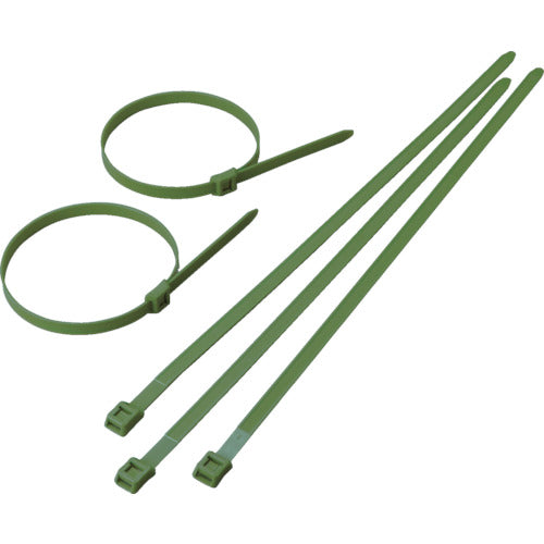 ＴＲＵＳＣＯ　ケーブルタイ　ＯＤ　幅３．６Ｘ１５０ｍｍ最大結束Φ３６　標準型　TRCVR-150OD　1 袋