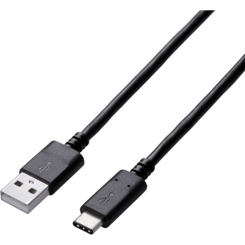 ELECOM USB2.0 케이블 A-C 타입 인증품 3A 출력 3.0m U2C-AC30NBK 1개