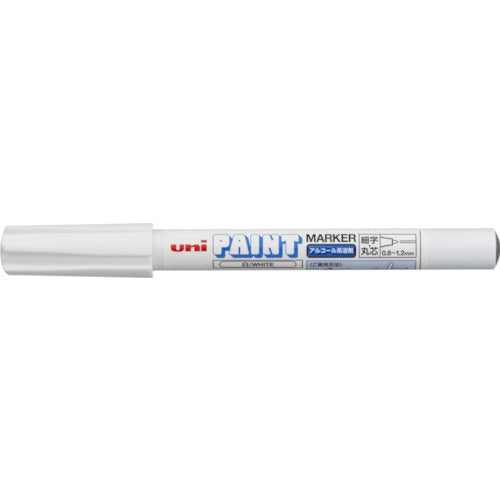 uni Alcohol Paint Marker Fine Tip White PXA210.1 1 piece