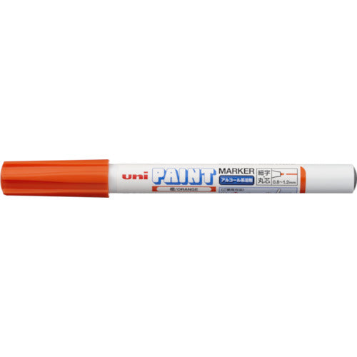 uni Alcohol Paint Marker Fine Point Orange PXA210.4 1 piece