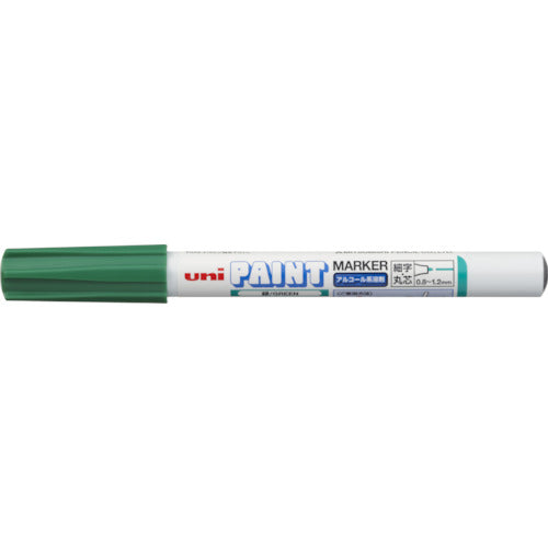 uni Alcohol Paint Marker Fine Tip Green PXA210.6 1 pc