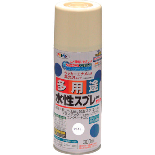 アサヒペン　水性多用途スプレー　３００ＭＬ　アイボリー　565235　1 本