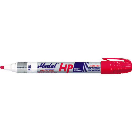 LACO Markal Industrial Marker "PAINT-RITER+OILY Surface HP" Red 96962 1 pc