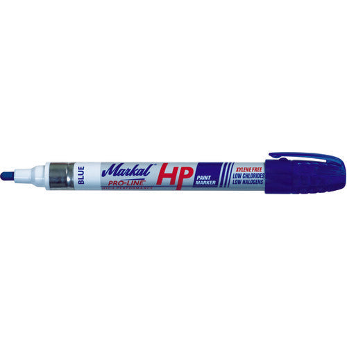 ＬＡＣＯ　Ｍａｒｋａｌ　工業用マーカー　「ＰＡＩＮＴ−ＲＩＴＥＲ＋ＯＩＬＹ　Ｓｕｒｆａｃｅ　ＨＰ」　青　96965　1 本