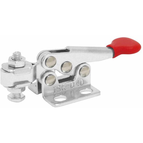 양육 하향 누름형 토글 클램프 스테인리스 타입 수평 핸들(31103) ISK-040-2S 1개