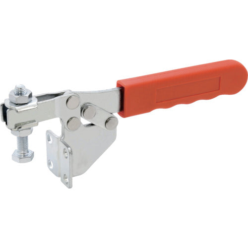 Ikura Downward-pressing toggle clamp, steel, horizontal handle (31204), clamp arm travel angle 72°, clamping force 2.5kN ISK-38CS0, 1 piece