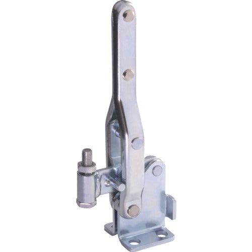 育良　下方押え型トグルクランプ　スチール　垂直ハンドル（３１３２９）　クランプアーム移動角度１２０°　フランジベース　締付力４．０ｋＮ　ISK-44B0　1 個