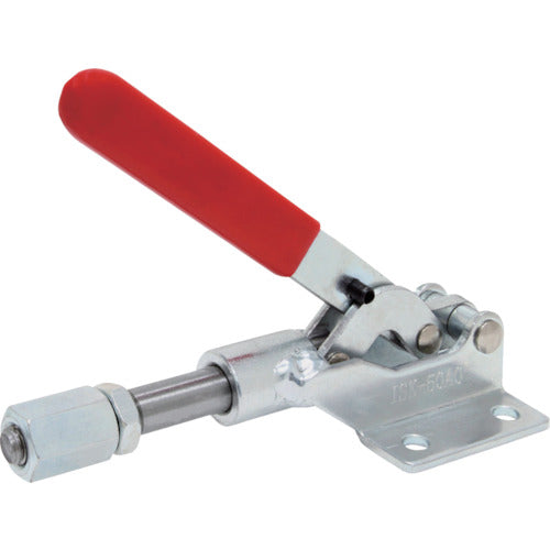 育良　横押し型トグルクランプ　スチール（３１４０４）　ストローク３０ｍｍ　フランジベース　押圧力２．０ｋＮ　ISK-50A0　1 個