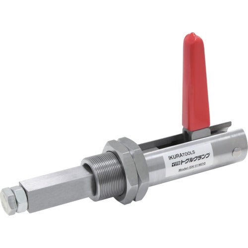育良　横押し型トグルクランプ　スチール（３１４５５）　ストローク４３ｍｍ　ブラケット取付型　押圧力３．０ｋＮ　ISK-51MD0　1 個